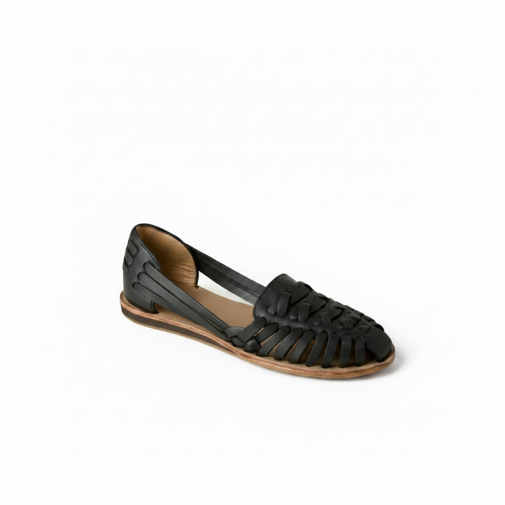 Roselle - Woven Cage Flat Sandal