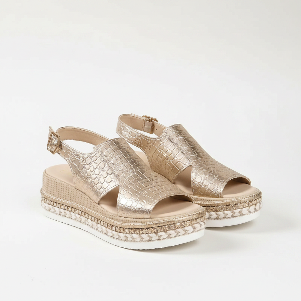 Jessamine - Open-Toe Wedge Platform Sandal