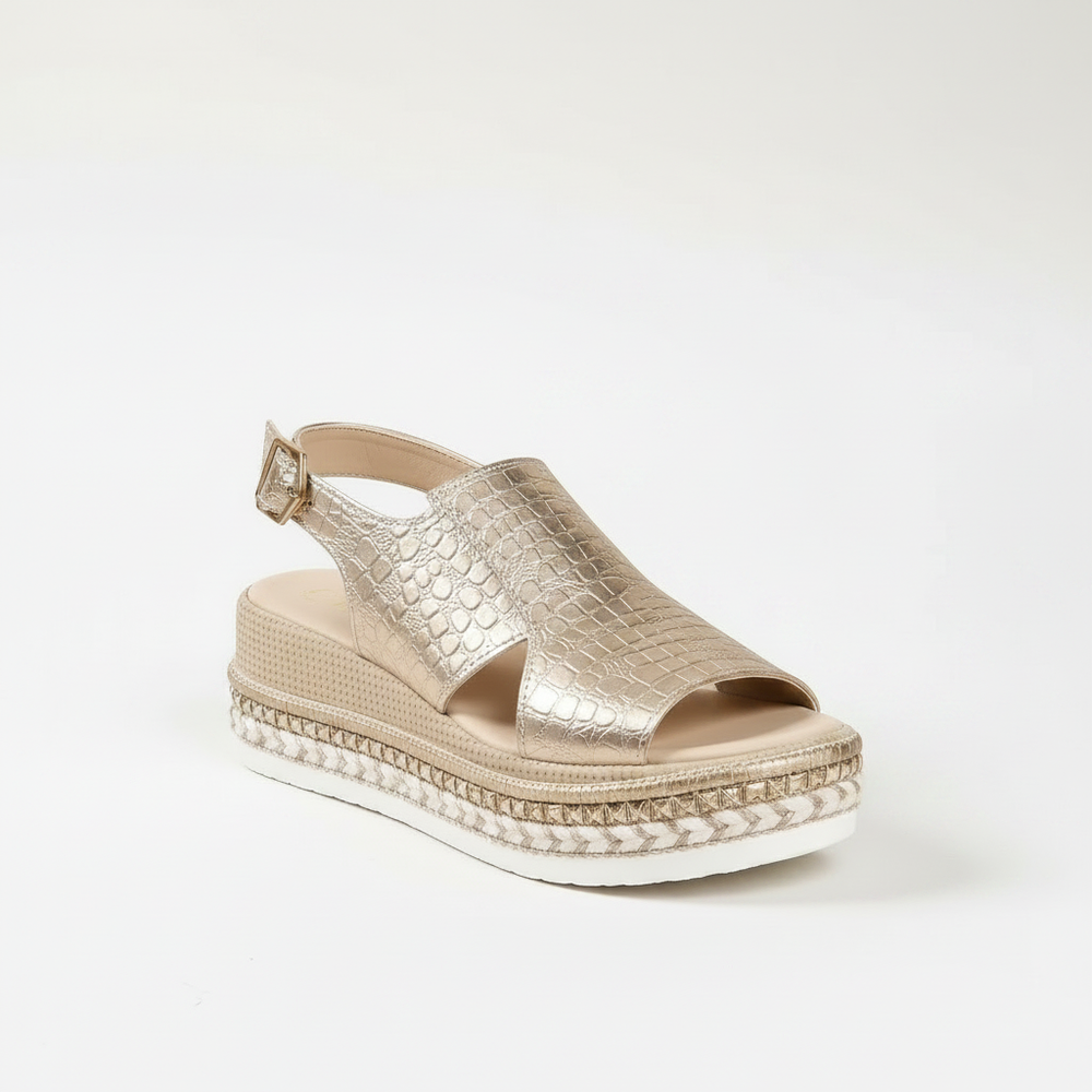 Jessamine - Open-Toe Wedge Platform Sandal