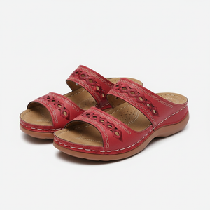 Fiora - Retro Open-Toe Slide Sandal Women