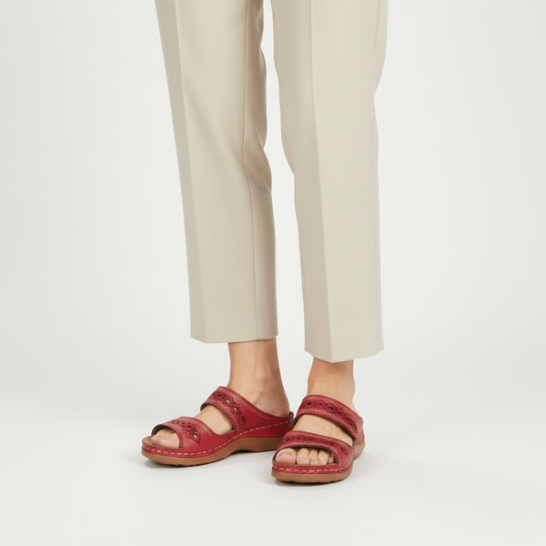 Fiora - Retro Open-Toe Slide Sandal Women