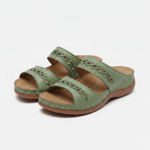Fiora - Retro Open-Toe Slide Sandal Women
