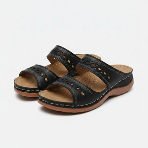 Fiora - Retro Open-Toe Slide Sandal Women