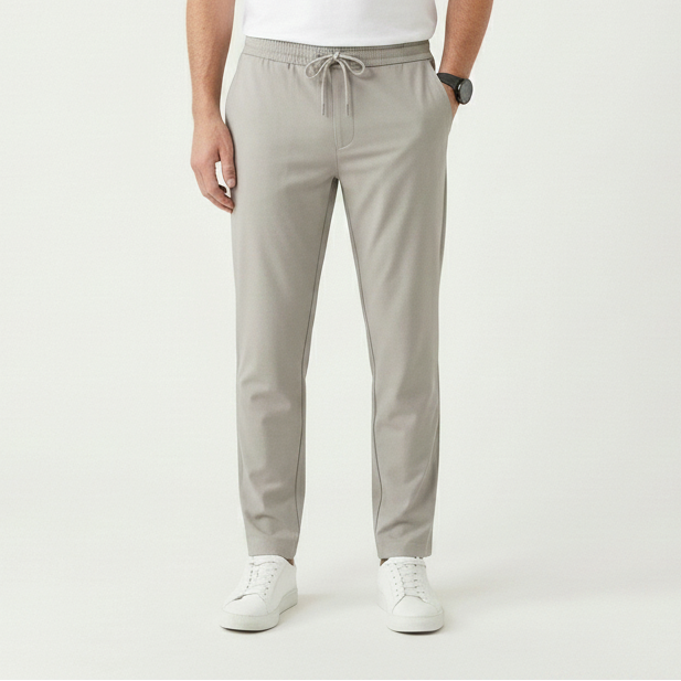 Struxo - Slim Fit Stretch Drawstring Pants