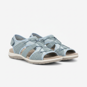 Yvaine - Open-Toe Multi-Strap Flat Sandal