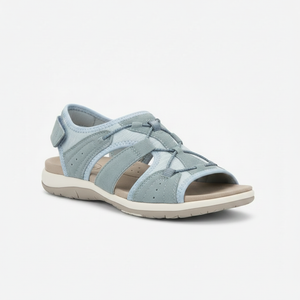 Yvaine - Open-Toe Multi-Strap Flat Sandal