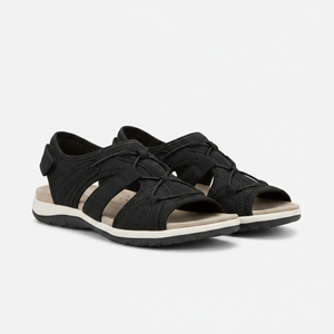 Yvaine - Open-Toe Multi-Strap Flat Sandal