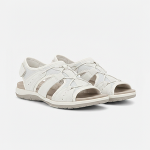 Yvaine - Open-Toe Multi-Strap Flat Sandal