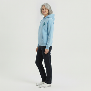Tropicova - Oversized Tropical Embroidered Hoodie