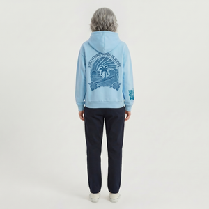 Tropicova - Oversized Tropical Embroidered Hoodie
