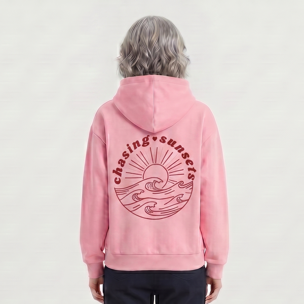 Tropicova - Oversized Tropical Embroidered Hoodie