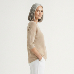 Brezlyn - Loose Fit V-Neck Women's Top