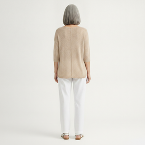 Brezlyn - Loose Fit V-Neck Women's Top