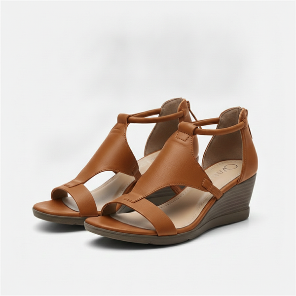 Solene - Wedge Heel Open-Toe Sandal