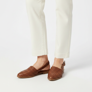 Marcelline - Woven Flat Slingback Shoe