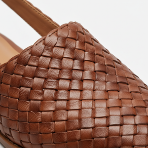 Marcelline - Woven Flat Slingback Shoe