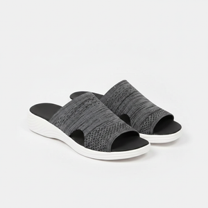 Leora - Slip-On Wedge Sandal With Wide Band