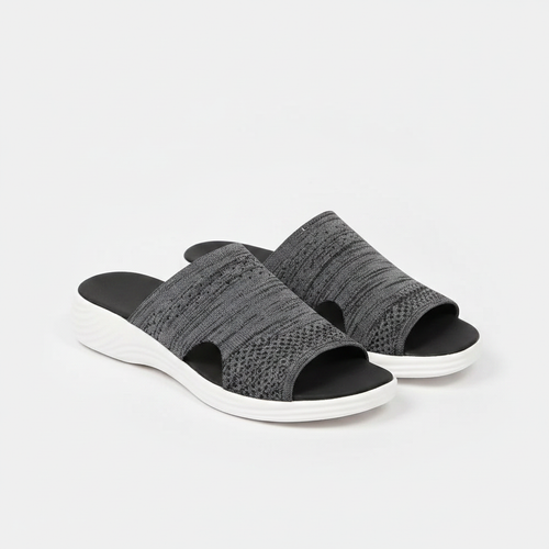 Leora - Slip-On Wedge Sandal With Wide Band