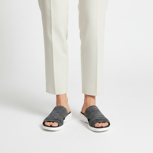 Leora - Slip-On Wedge Sandal With Wide Band