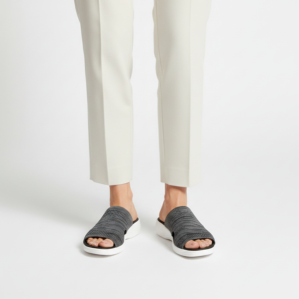 Leora - Slip-On Wedge Sandal With Wide Band