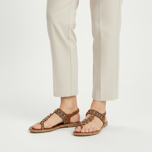 Amaris - Flat Open-Toe Boho Sandal