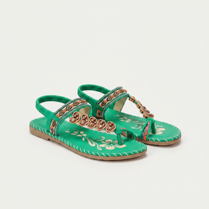 Amaris - Flat Open-Toe Boho Sandal
