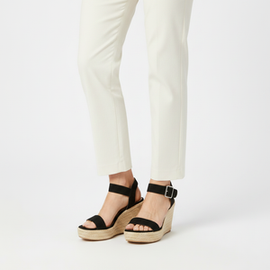 Althea - Open-Toe Wedge Sandal With Ankle Strap