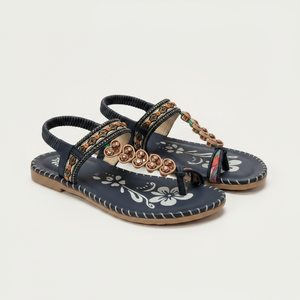 Amaris - Flat Open-Toe Boho Sandal