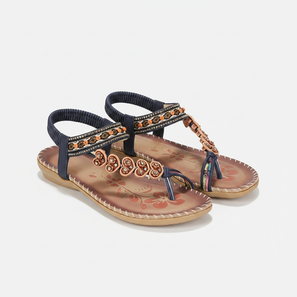 Amaris - Flat Open-Toe Boho Sandal