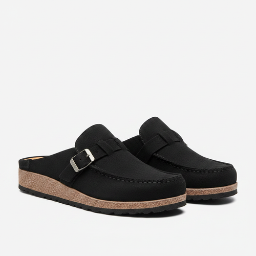 Clovina - Closed-Toe Wedge Sandal With Buckle