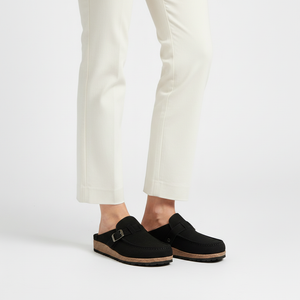 Clovina - Closed-Toe Wedge Sandal With Buckle