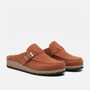 Clovina - Closed-Toe Wedge Sandal With Buckle
