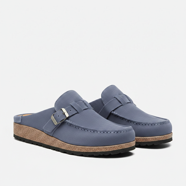 Clovina - Closed-Toe Wedge Sandal With Buckle