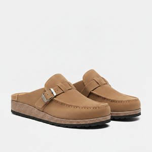 Clovina - Closed-Toe Wedge Sandal With Buckle