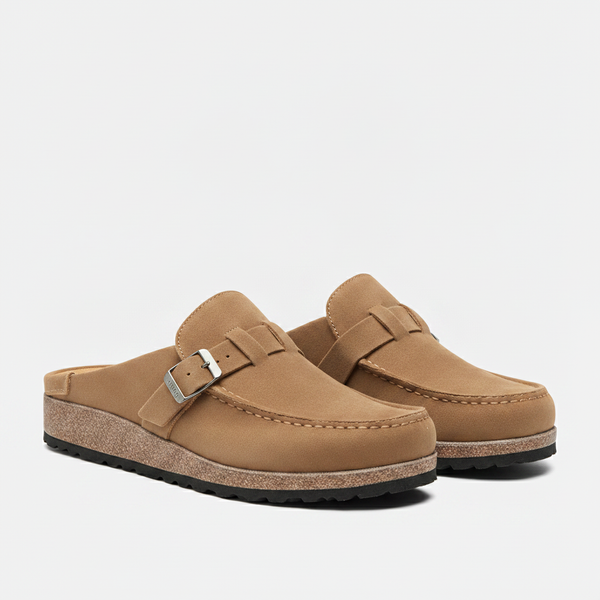 Clovina - Closed-Toe Wedge Sandal With Buckle