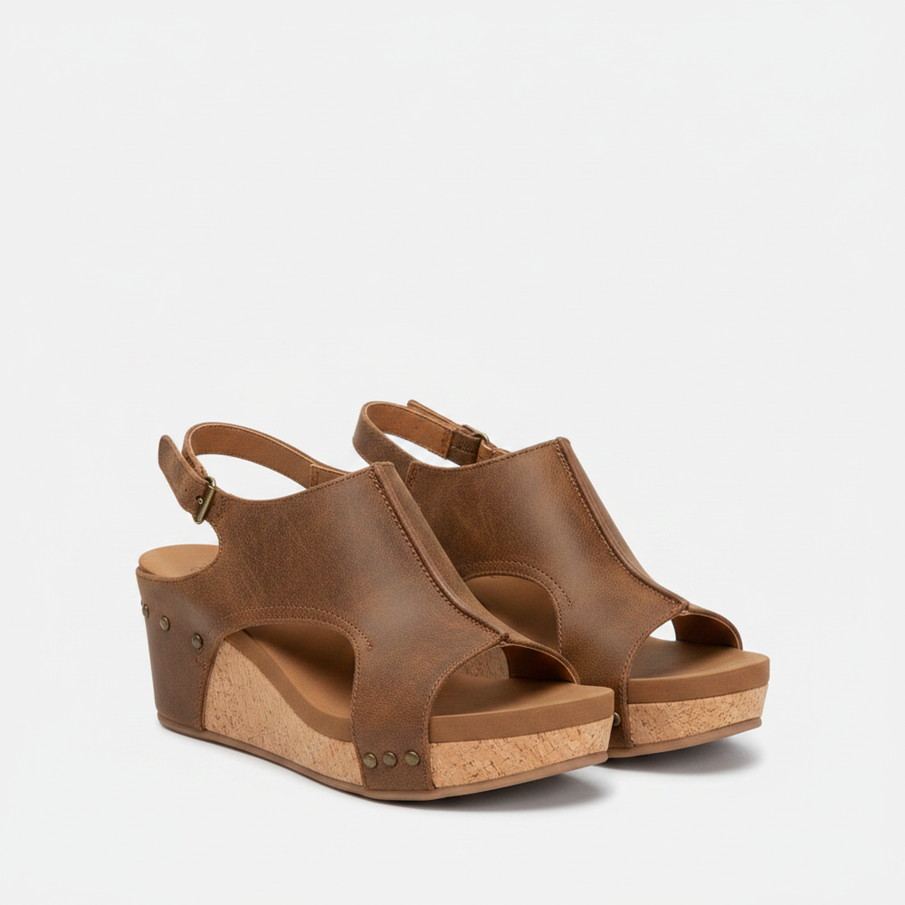 Mia - Open-Toe Wedge Sandal For Women