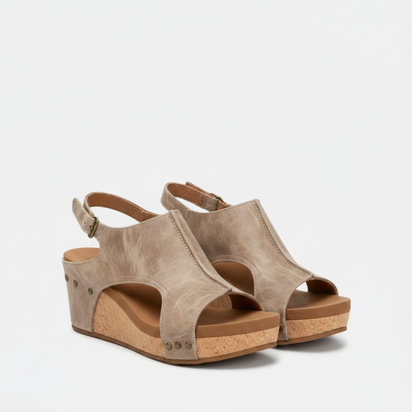 Mia - Open-Toe Wedge Sandal For Women