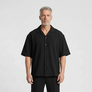 Adrien - Short-Sleeve Button Shirt Trouser Set