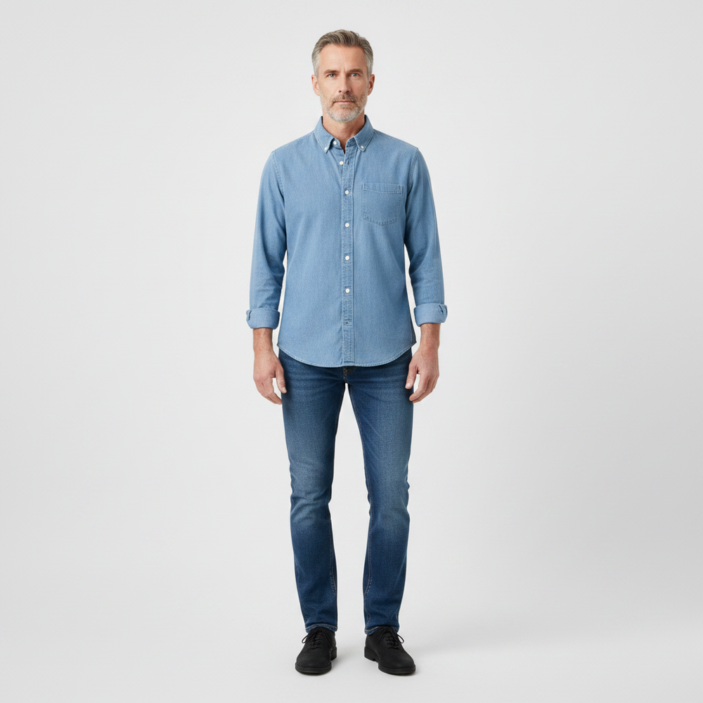 Walker - Relaxed Fit Button-Front Shirt