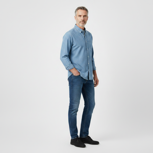 Walker - Relaxed Fit Button-Front Shirt