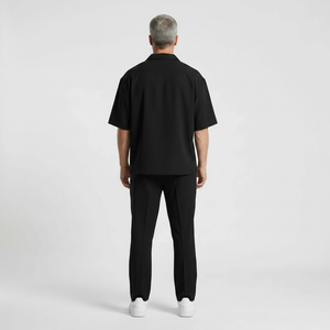 Adrien - Short-Sleeve Button Shirt Trouser Set
