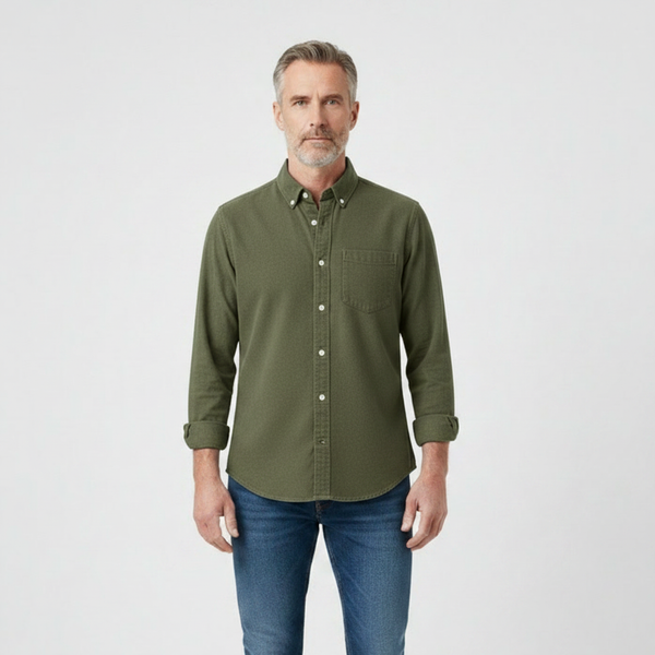 Walker - Relaxed Fit Button-Front Shirt