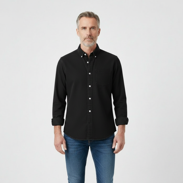 Walker - Relaxed Fit Button-Front Shirt