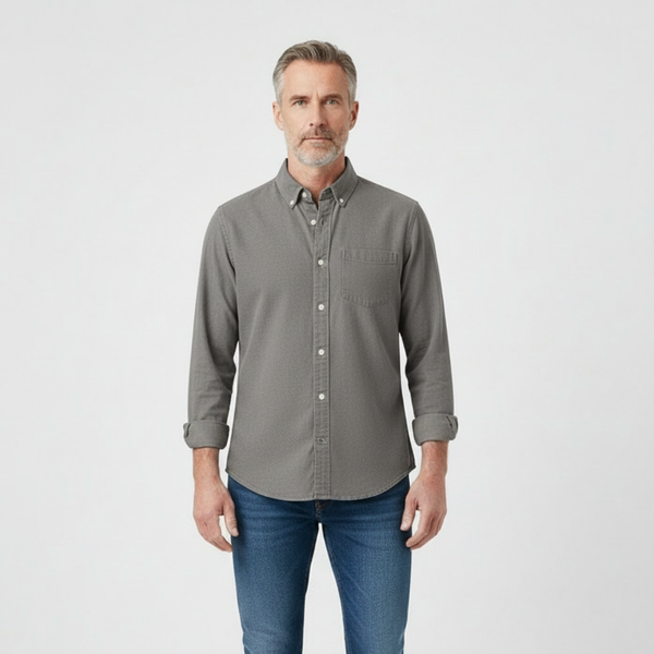 Walker - Relaxed Fit Button-Front Shirt