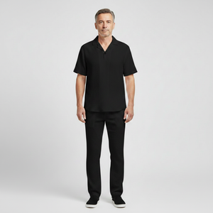 Olivier - Coordinated Short-Sleeve Shirt And Pants Set