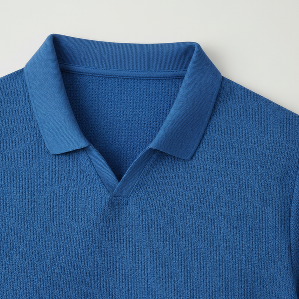 Marcel - Waffle-Textured Polo And Shorts Set