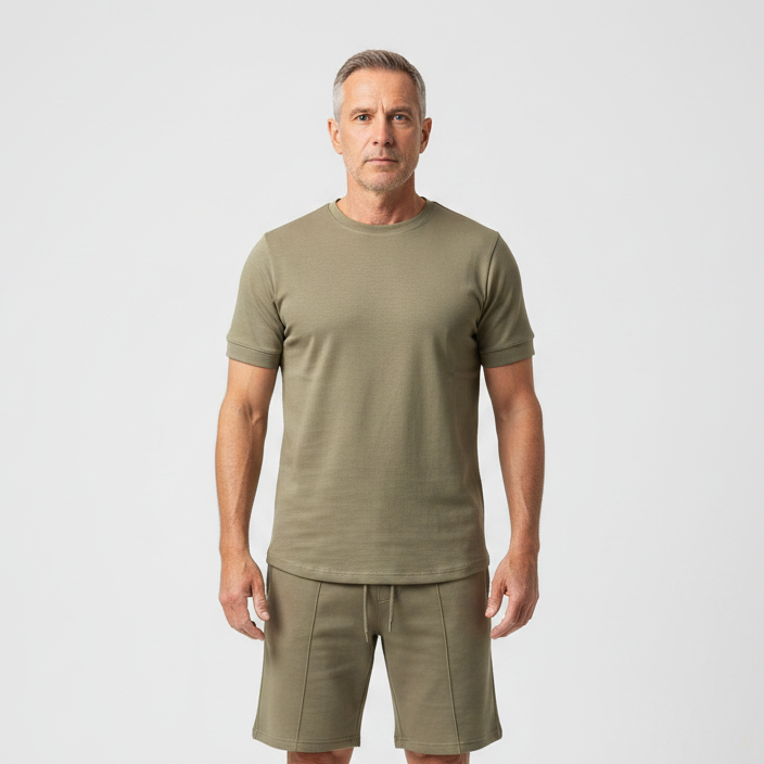 Nicolas- Matching Short Sleeve Tee And Shorts Set