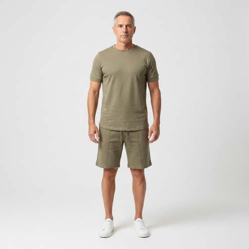 Nicolas- Matching Short Sleeve Tee And Shorts Set