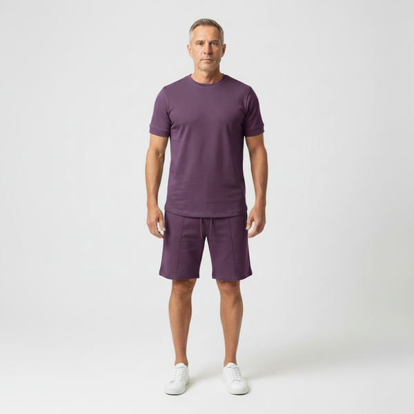 Nicolas- Matching Short Sleeve Tee And Shorts Set