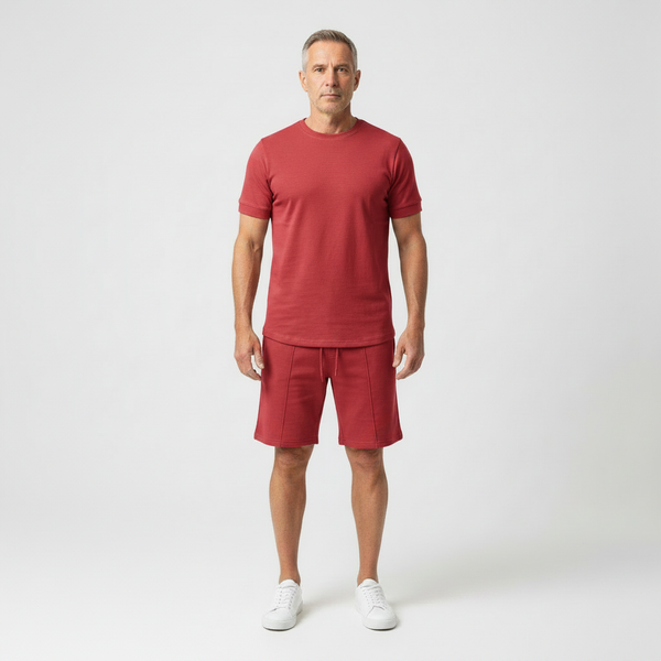 Nicolas- Matching Short Sleeve Tee And Shorts Set